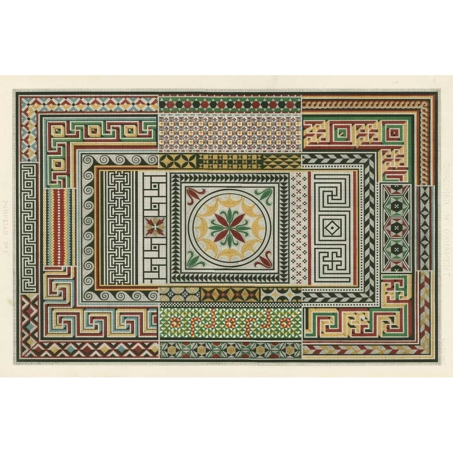 Pompeian Design Poster Print - Owen Jones-VARPDX22108Z Image 1