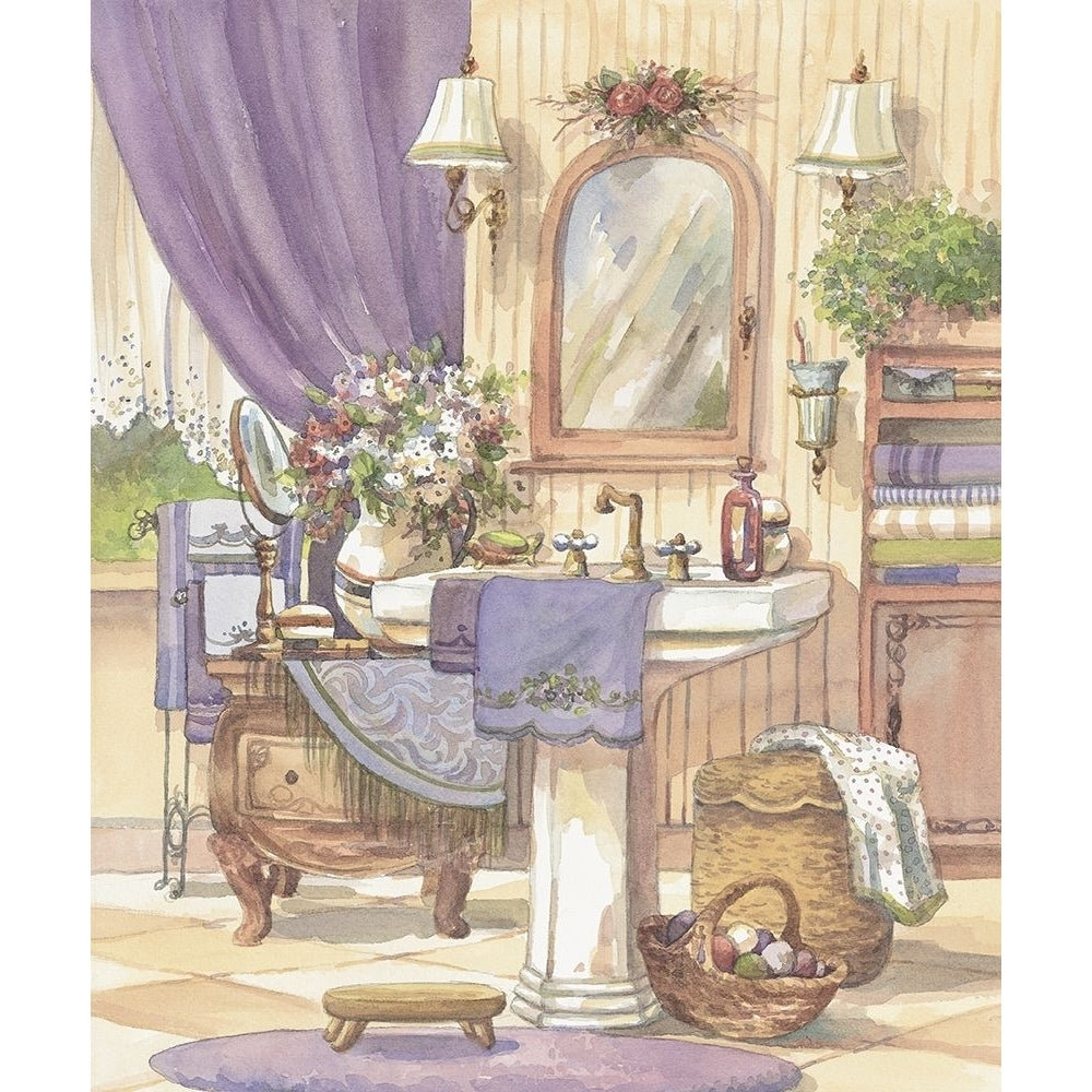 Victorian Bathroom II Poster Print by Unknown Unknown-VARPDX22173 Image 1