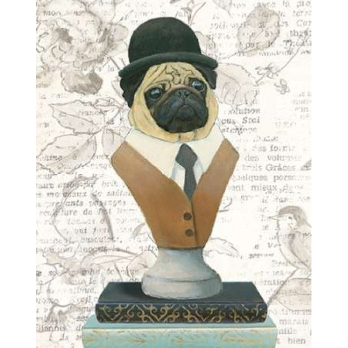 Canine Couture Newsprint III Poster Print by Emily Adams-VARPDX22183 Image 1