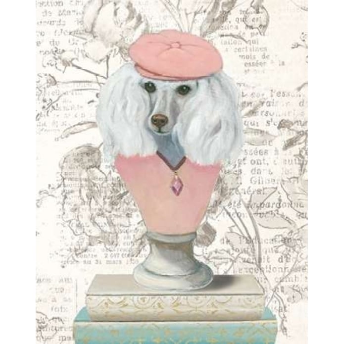 Canine Couture Newsprint IV Poster Print by Emily Adams-VARPDX22184 Image 1