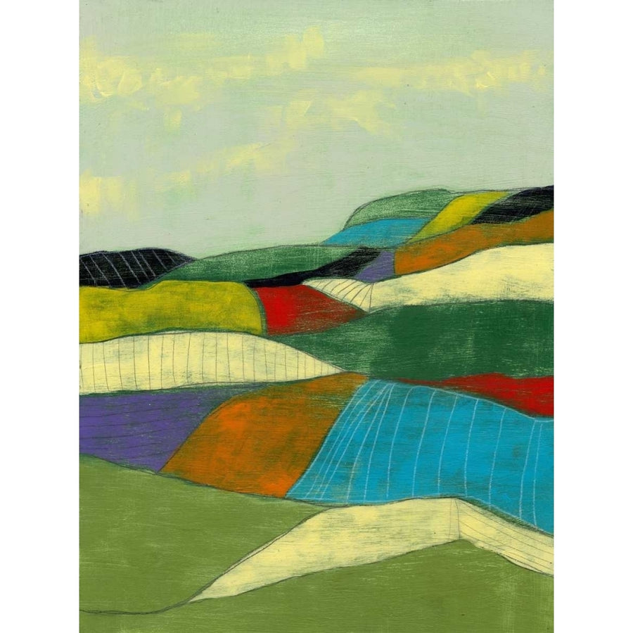 Patchwork Fields II Poster Print - Jennifer Goldberger-VARPDX22199FN Image 1