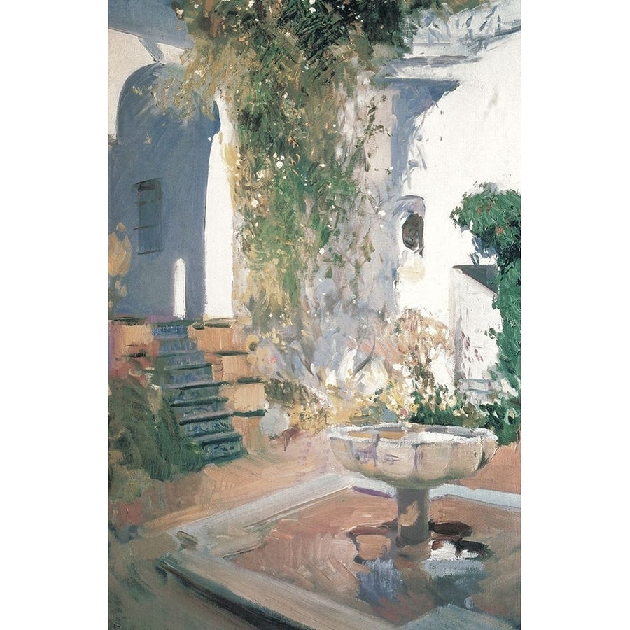 Hacienda Patio Poster Print by Unknown Unknown-VARPDX2226 Image 1