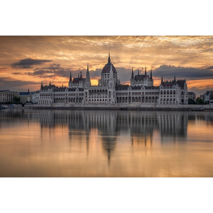 Sunrise In Budapest Poster Print - Nicholas-VARPDX2226878 Image 1