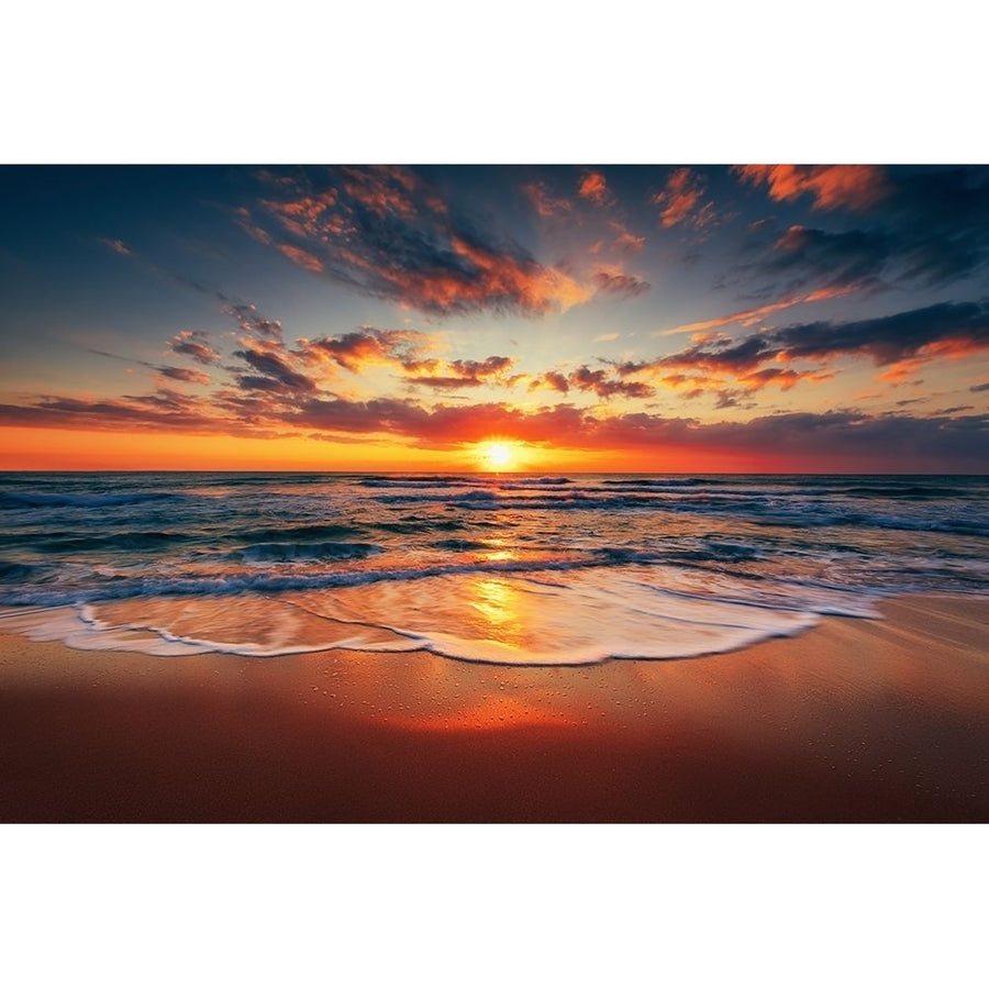 Sunrise on the beach Poster Print - Valentin Valkov-VARPDX2228062 Image 1