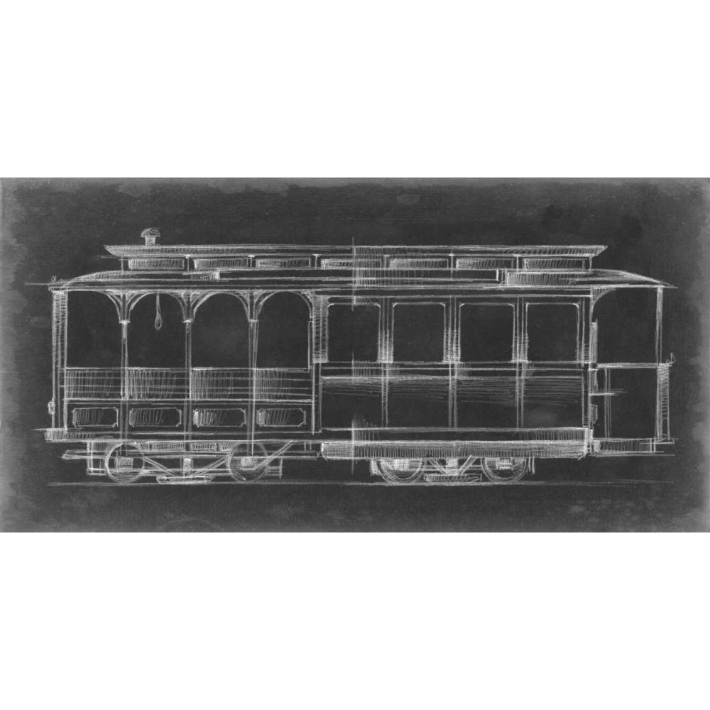 Vintage Streetcar I Poster Print - Ethan Harper-VARPDX22283Z Image 1