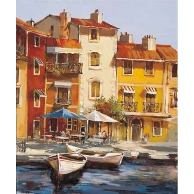 Mediterranean Waterfront II Poster Print by Brent Heighton-VARPDX222HEI1015 Image 2