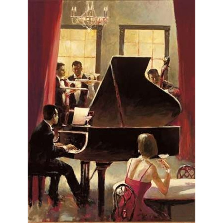 Piano Jazz Poster Print by Brent Heighton-VARPDX222HEI1029 Image 1