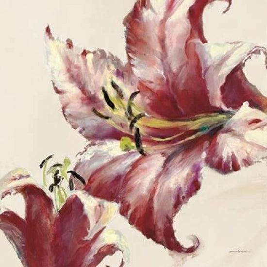 Blooming Lily On Cream Poster Print by Brent Heighton-VARPDX222HEI1042A Image 2