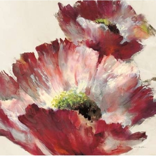 Lush Poppy On Cream Poster Print by Brent Heighton-VARPDX222HEI1043A Image 1