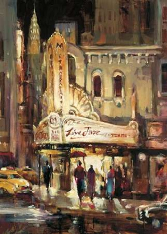 Metropolitan Jazz Poster Print by Brent Heighton-VARPDX222HEI1051 Image 1