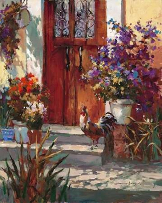 Cottage Rooster Poster Print by Brent Heighton-VARPDX222HEI1073 Image 1