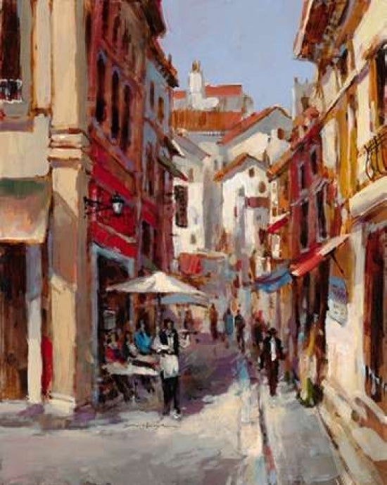 Afternoon In The Cafe Poster Print by Brent Heighton-VARPDX222HEI1099 Image 1