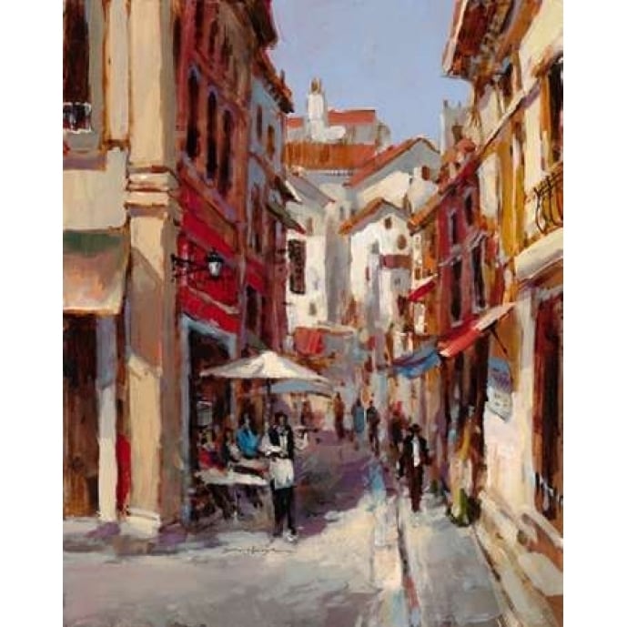 Afternoon In The Cafe Poster Print by Brent Heighton-VARPDX222HEI1099 Image 2