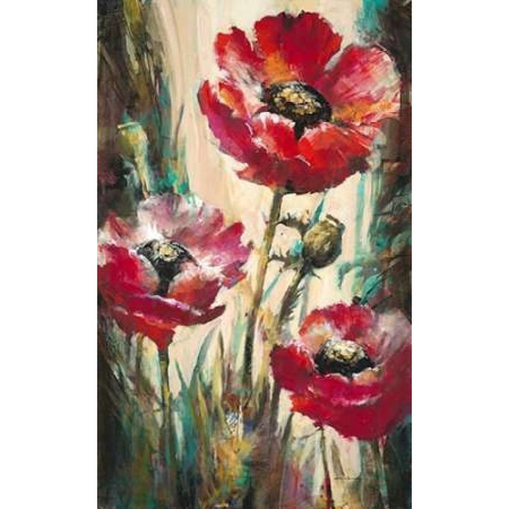 Impulsive Poppies Poster Print by Brent Heighton-VARPDX222HEI1110 Image 1