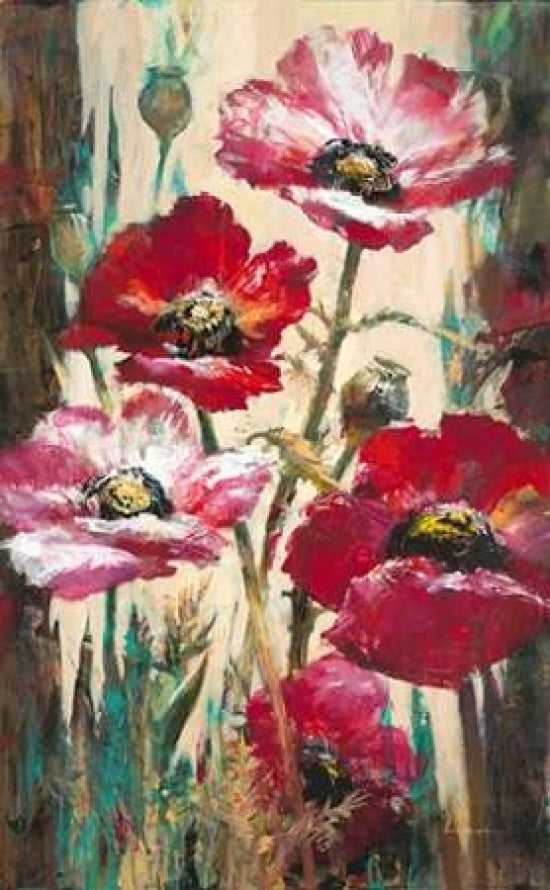 Spontaneous Poppies Poster Print by Brent Heighton-VARPDX222HEI1109 Image 1