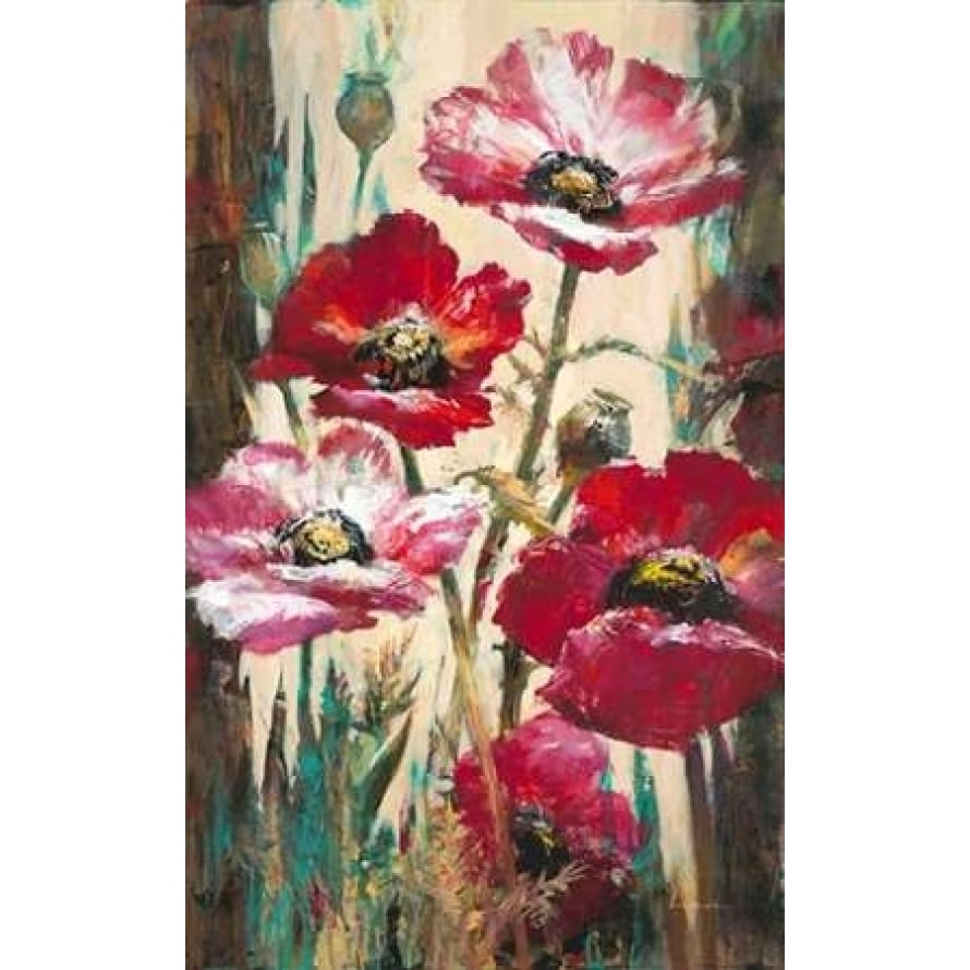 Spontaneous Poppies Poster Print by Brent Heighton-VARPDX222HEI1109 Image 1