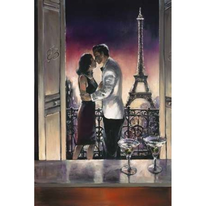 Paris Kiss Poster Print by Brent Heighton-VARPDX222HEI1129 Image 2