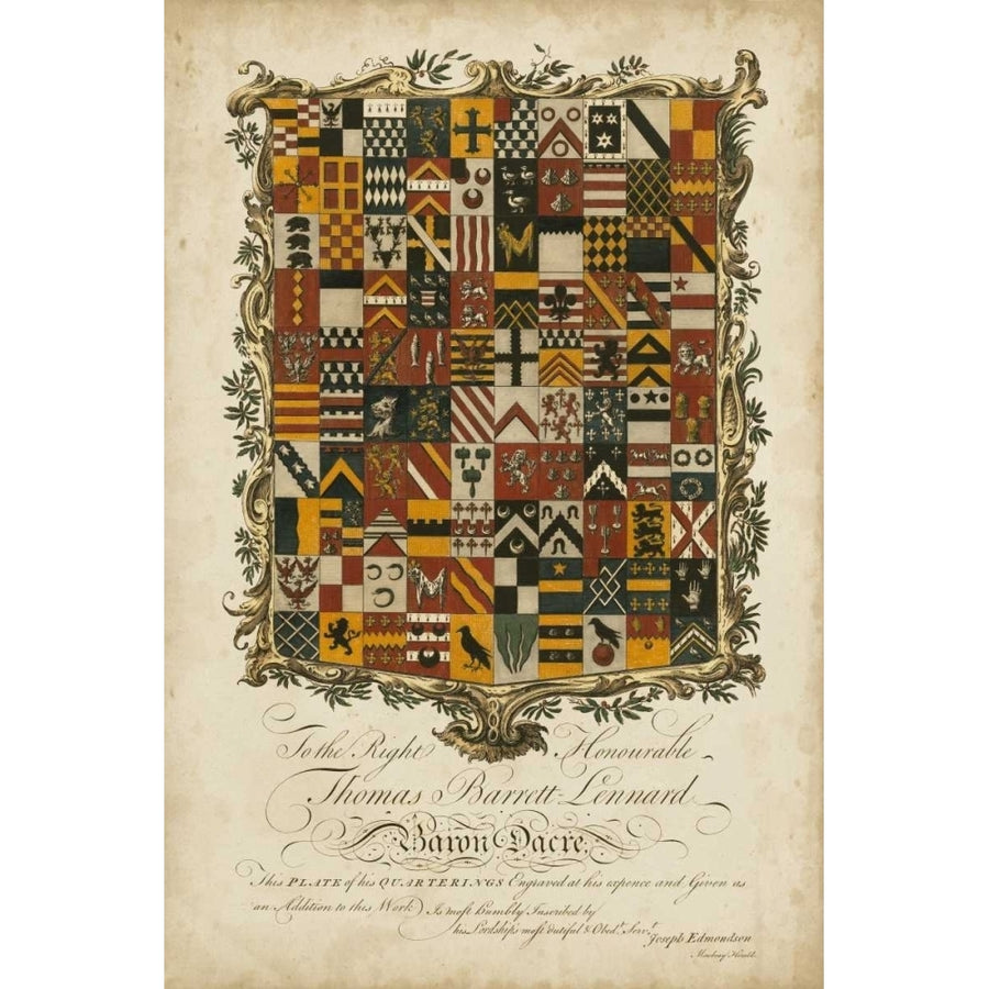 Edmondson Heraldry IV Poster Print - Edmondson-VARPDX22318Z Image 1