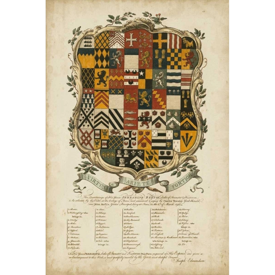 Edmondson Heraldry III Poster Print - Edmondson-VARPDX22317Z Image 1