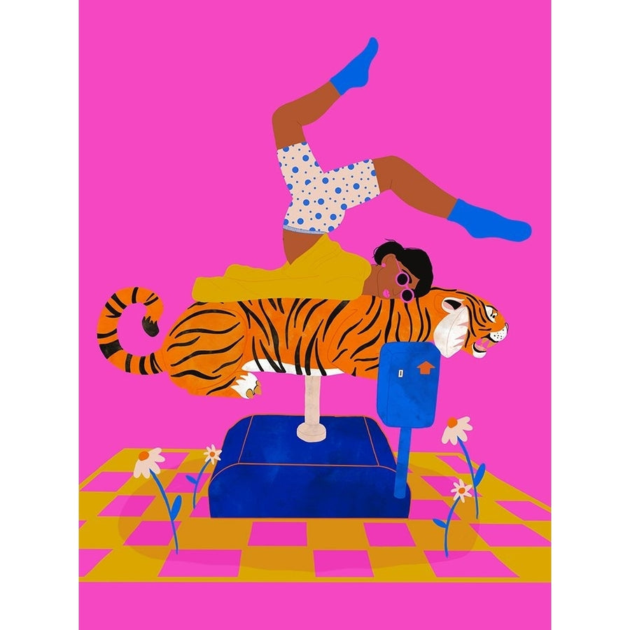 Put a tiger in your heart Poster Print - Jotadejai-VARPDX2241980 Image 1