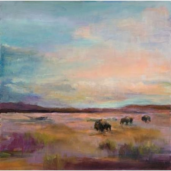 Buffalo Under Big Sky Poster Print by Marilyn Hageman-VARPDX22463 Image 2