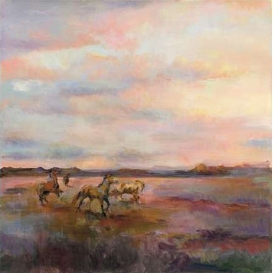 Mustangs Under Big Sky Poster Print by Marilyn Hageman-VARPDX22464 Image 1