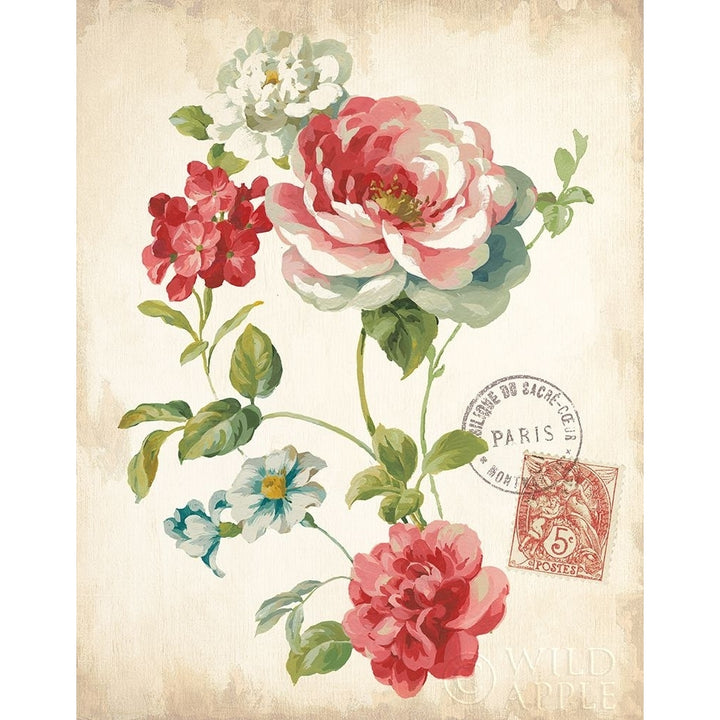 Elegant Floral Ii Vintage V2 Poster Print by Danhui Nai-VARPDX22472 Image 1