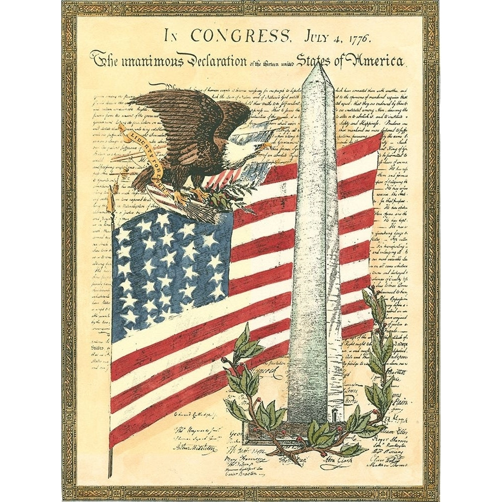 Proud to be an American II Poster Print - D. Bookman-VARPDX2273D Image 1