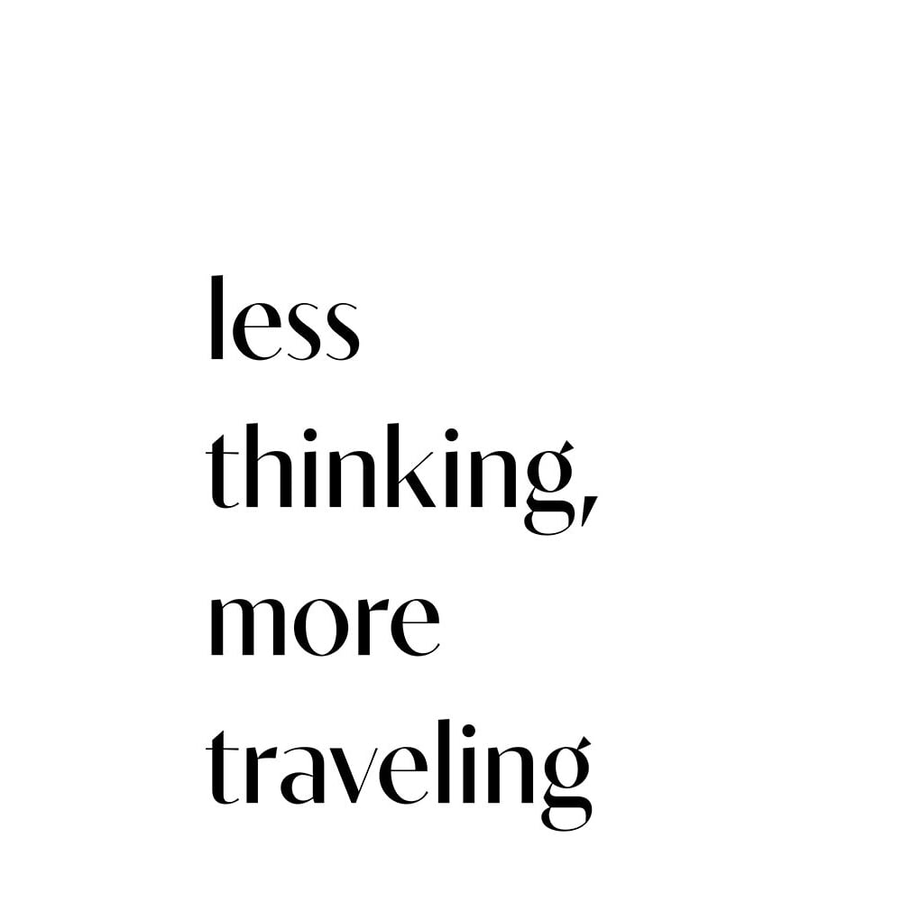 Less Thinking Poster Print - 1x Studio II-VARPDX2278143 Image 1