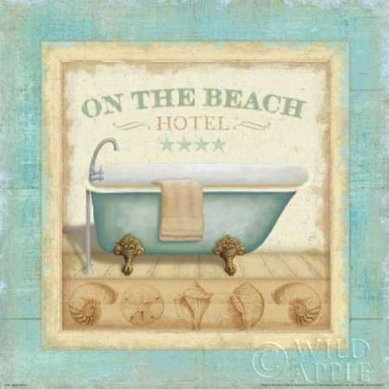 Beach Hotel I Poster Print by Daphne Brissonnet-VARPDX2295 Image 1