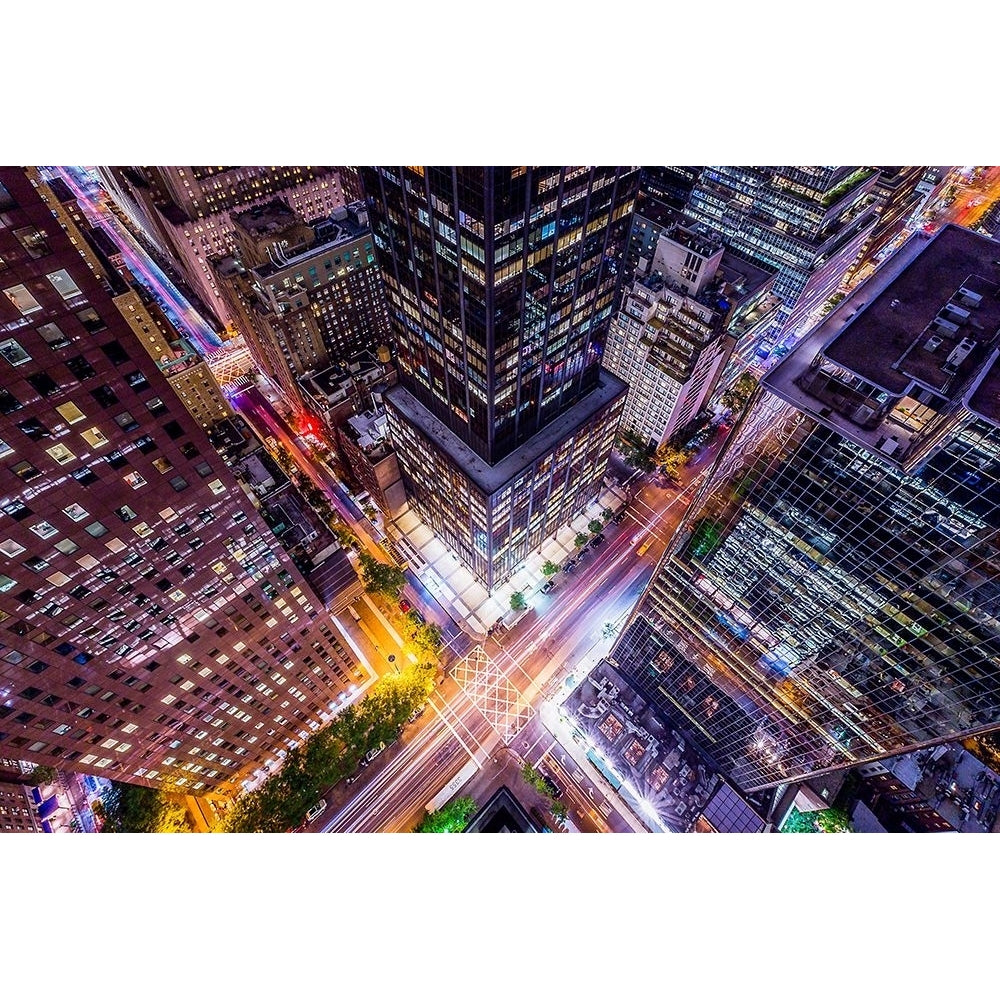 Electrify II - York City Night Trails Poster Print - Toby Harriman-VARPDX2296538 Image 1