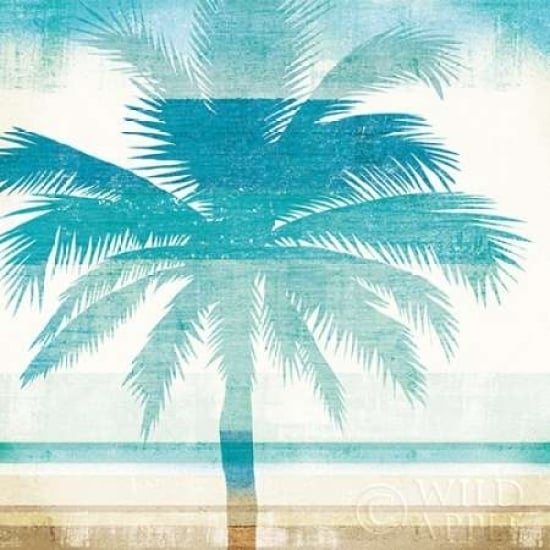 Beachscape Palms II Poster Print by Michael Mullan-VARPDX23153 Image 2