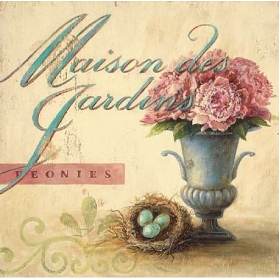 Maison des Jardins Poster Print by Angela Staehling-VARPDX231STA1151 Image 1