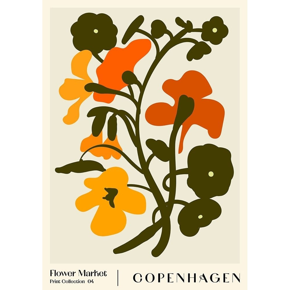 Flower Market. Copenhagen Poster Print - NKTN-VARPDX2325711 Image 1