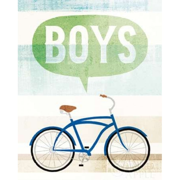 Beach Cruiser Boys II Poster Print by Michael Mullan-VARPDX23266 Image 1