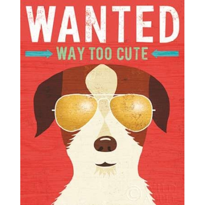 Beach Bums Terrier I Wanted Poster Print by Michael Mullan-VARPDX23272 Image 1