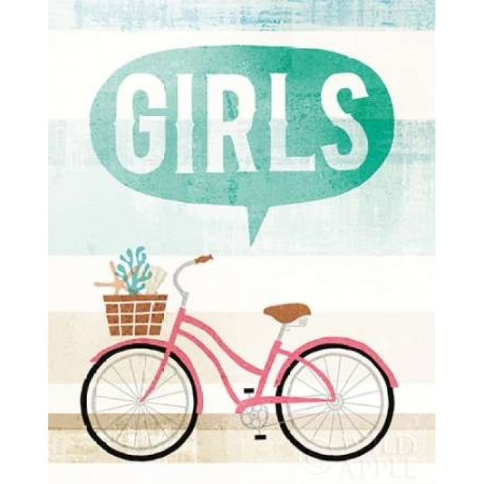 Beach Cruiser Girls II Poster Print by Michael Mullan-VARPDX23264 Image 2