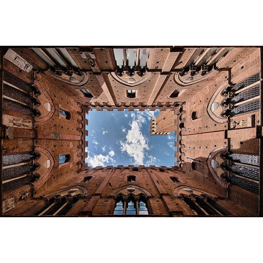 Looking up the Torre del Mangia Poster Print - Michael Echteld-VARPDX2339655 Image 1