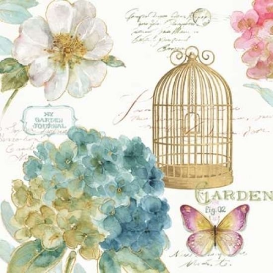 Rainbow Seeds Floral Birdcage III Poster Print by Audit Lisa-VARPDX23430 Image 2