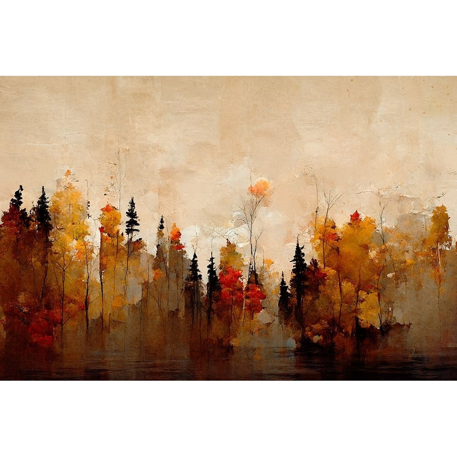 A Forest In Autumn Poster Print - Treechild-VARPDX2369268 Image 1