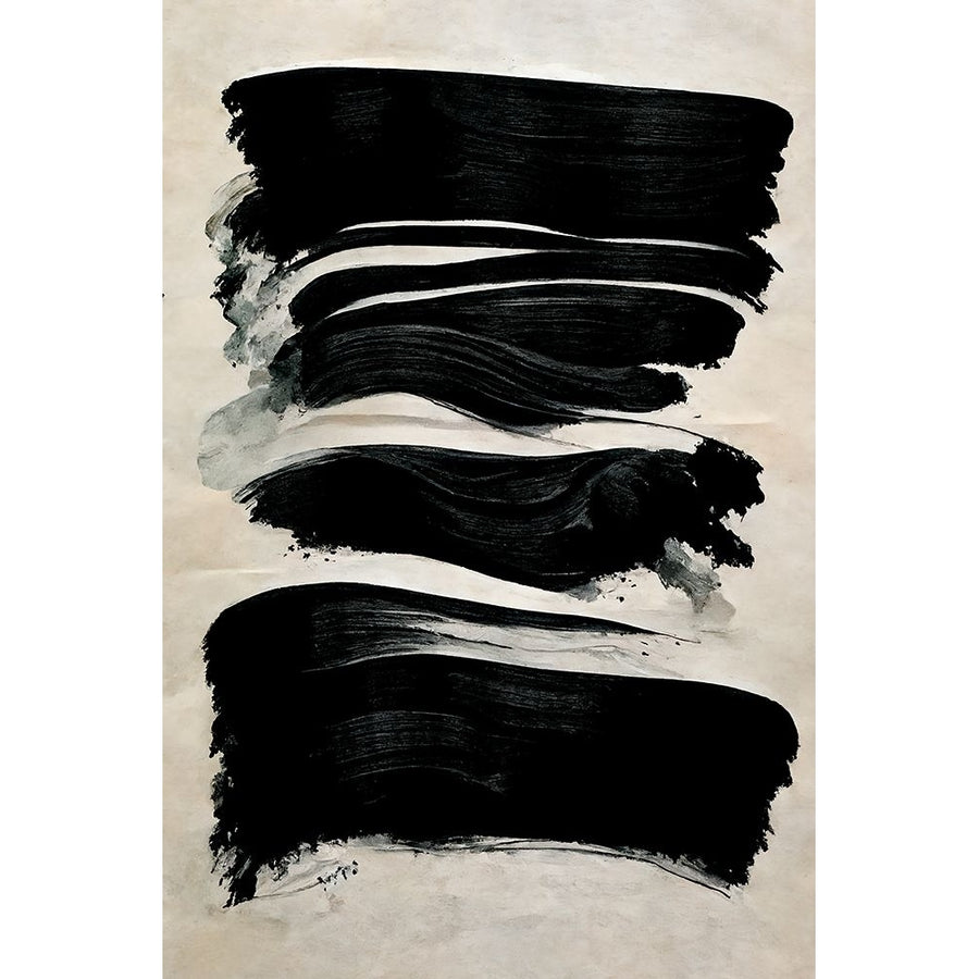 Black Strokes Poster Print - Treechild-VARPDX2370186 Image 1