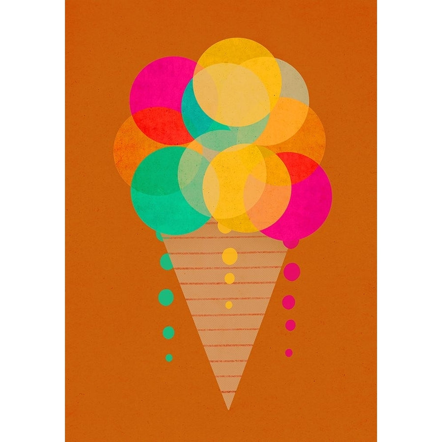 Neon Ice Cream Poster Print - Treechild-VARPDX2371619 Image 1