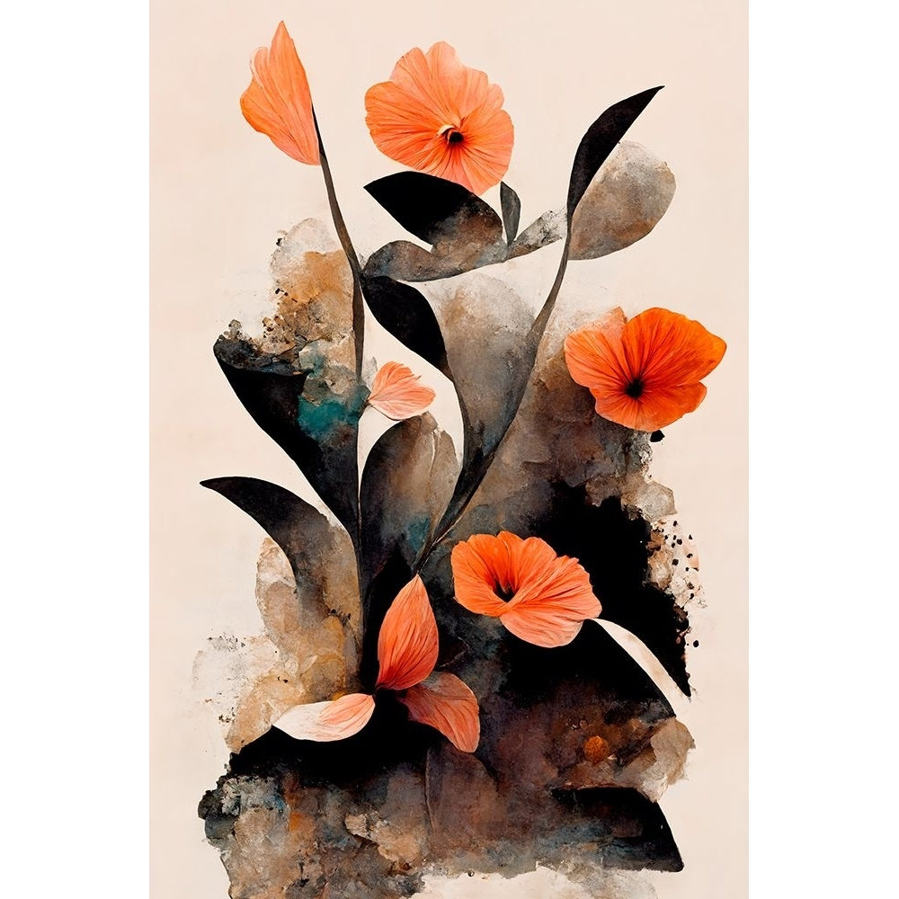 Coral Flowers Poster Print - Treechild-VARPDX2376549 Image 1