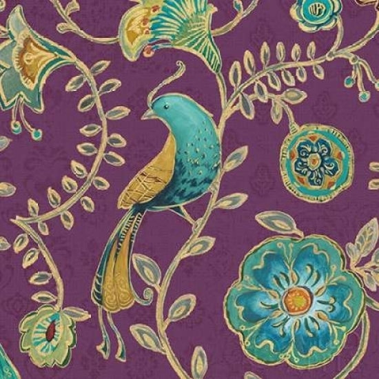 Bohemian Wings VIII Aubergine Poster Print by Daphne Brissonnet-VARPDX23810 Image 1