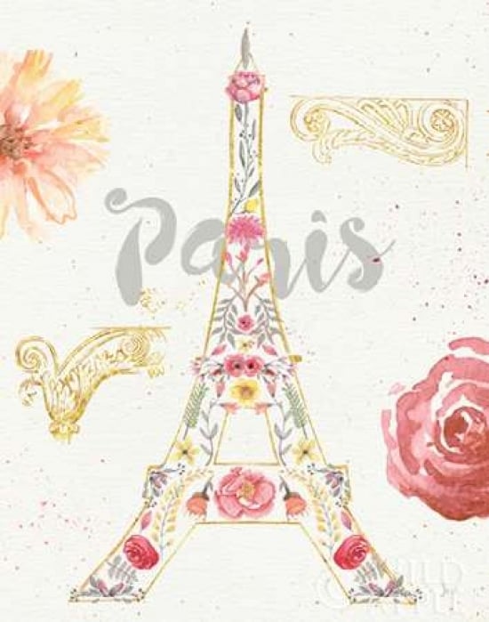 Paris Blooms I Poster Print by Jess Aiken-VARPDX24127 Image 1