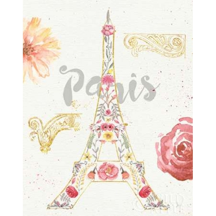 Paris Blooms I Poster Print by Jess Aiken-VARPDX24127 Image 2