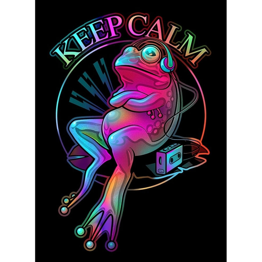 Frog Loves Music Poster Print - Adam Lawless-VARPDX2430872 Image 1