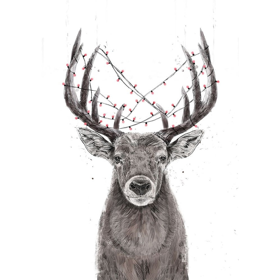 Xmas deer Poster Print - Balazs Solti-VARPDX2431461 Image 1