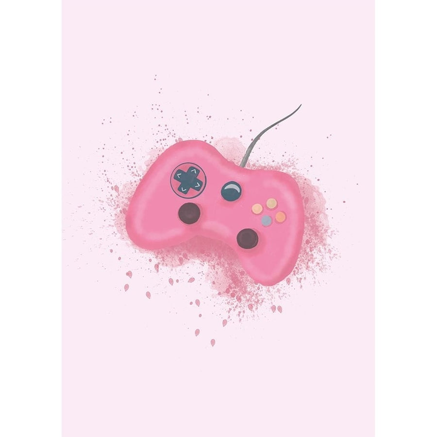 Gamer Splash Pink Poster Print - Aminah Eleonora-VARPDX2437071 Image 1