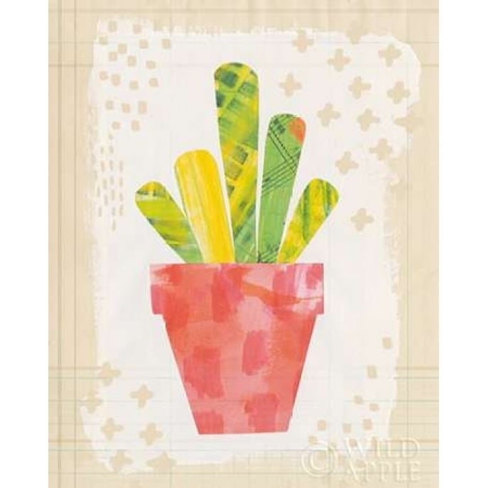 Collage Cactus VI on Graph Paper Poster Print by Melissa Averinos-VARPDX24473 Image 2